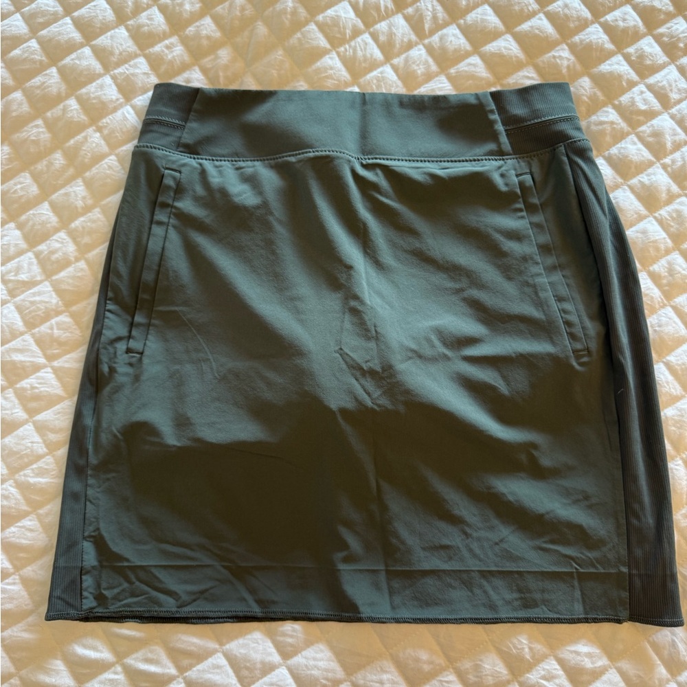 Athleta Green Mini Pencil Skirt for Casual Wear